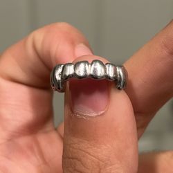 Hard Jewelry Grill Ring Silver
