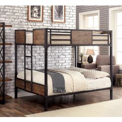 Full Over Full Bunk Bed (Free Delivery)