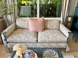 Vintage Loveseat Small Sofa