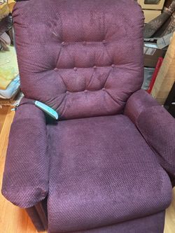 Pride Mobility Power Lift Recliner Chair-Wine/Burgundy-Still with tags