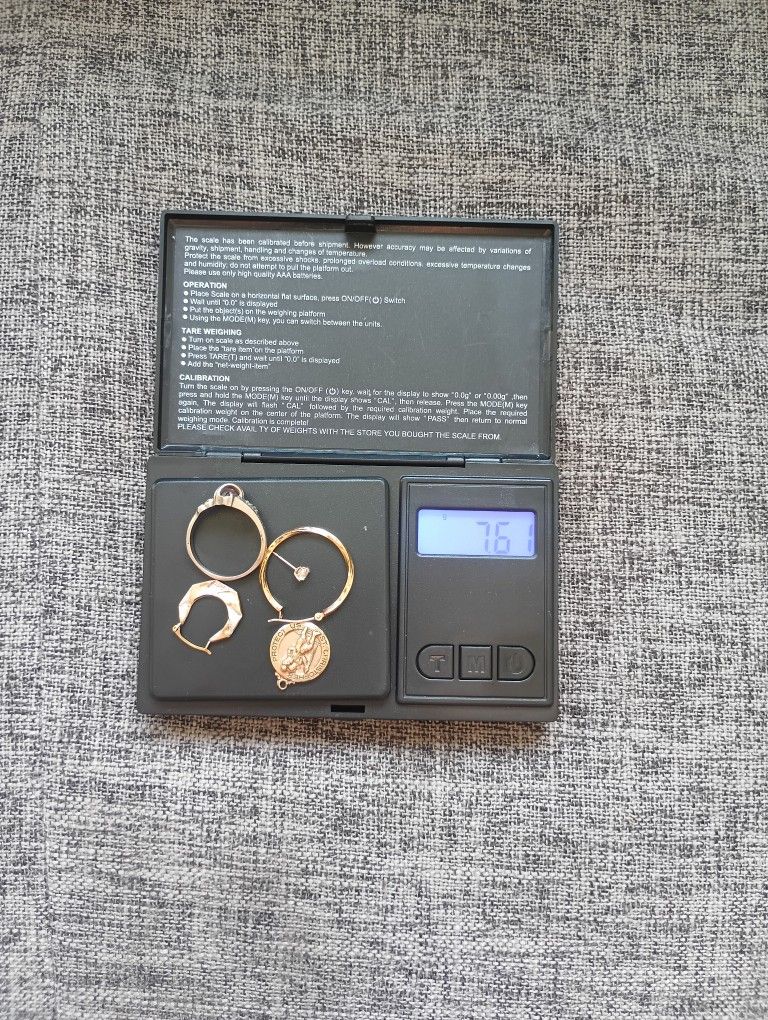 10k gold/white gold scrap