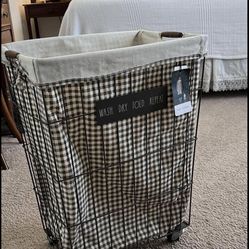 Laundry basket hamper By Rae Dunn  