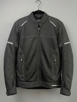 New Black Mesh Motorcycle Jacket Air Tech System with full protection armor