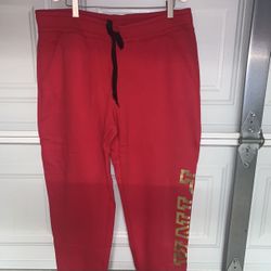 Large Skinny Pink Joggers