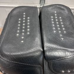 H-D Softail Leather Saddle Bags