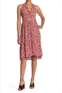 London Times brand Floral Sleeveless Midi Dress