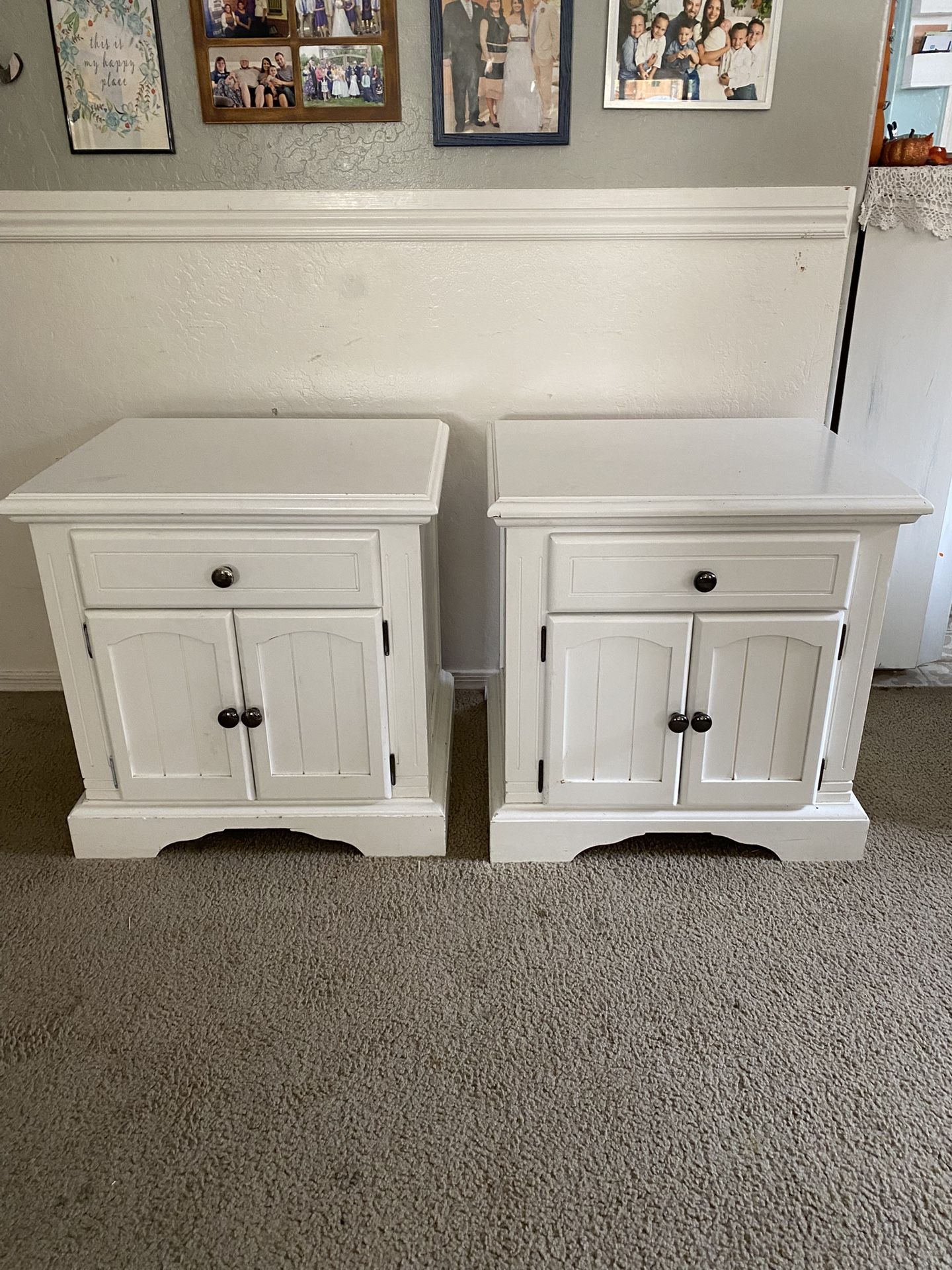 Farmhouse Nightstands Or End Tables