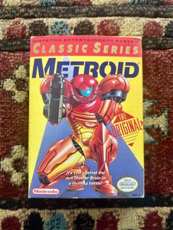 Metroid Classic Series Yellow Label Nintendo NES