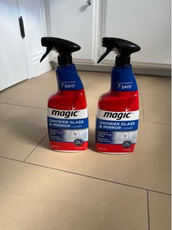 Pair of Brand New, Magic Shower Glass & Mirror Cleaner 56 OZ Total