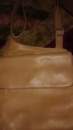 FOSSIL LEATHER SATCHEL