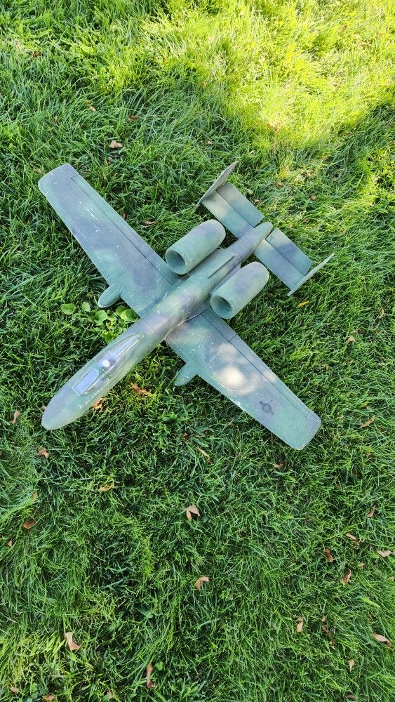 Gws 50mm A-10 warthog Rc Plane. Airframe And Servos