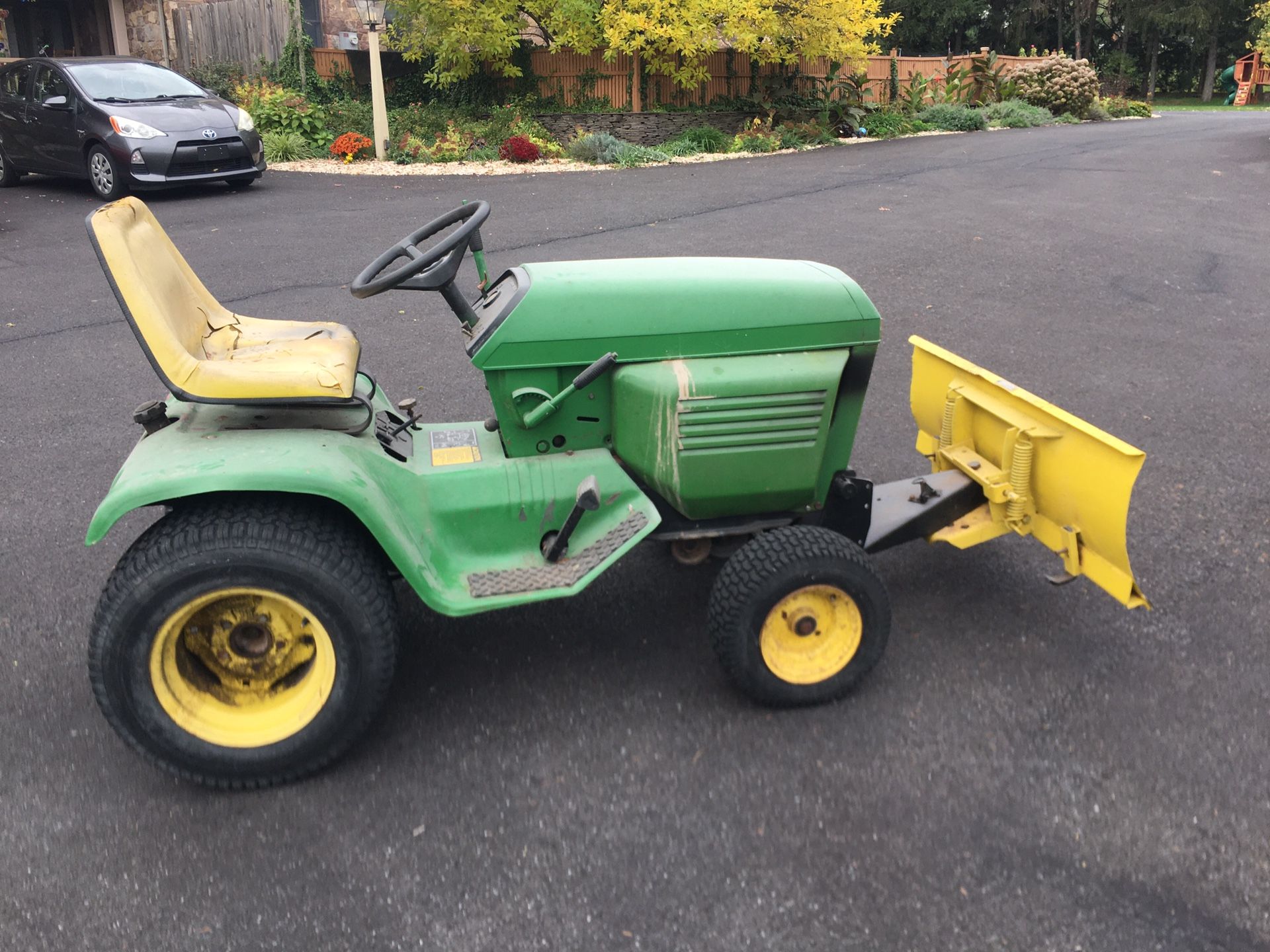 John Deere With Snow Plow