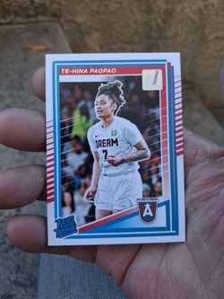 2025 Panini Donruss WNBA Te-Hina Paopao #91 Rated Rookie Card - Atlanta Dream. Near Mint Condition