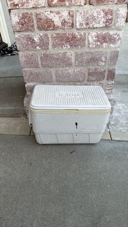 White Ice Chest