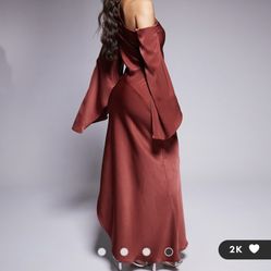 asos red dress/ wedding guest dress size m