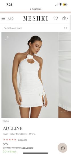 Meshki Adeline Halter Mini Dress 3XL - 14 US