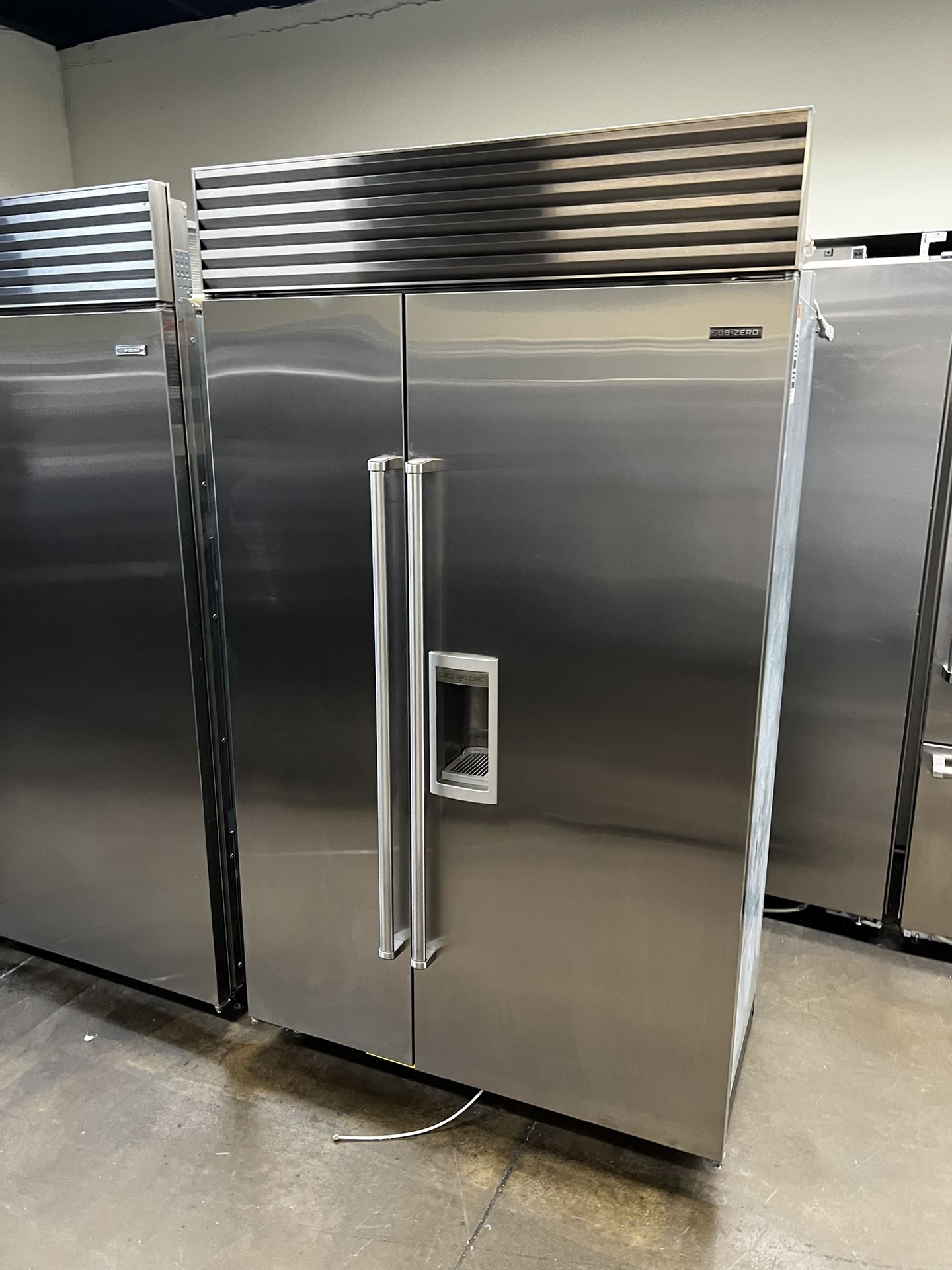 Sub Zero 48”Wide Built In Side By Side Stainless Steel