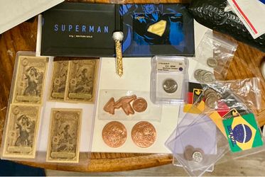 Precious Metals & Collectibles Lot - 24k Gold, Graded Silver, Copper