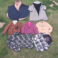 Lot Of Women's Coats, Parkas, Jackets And Poncho