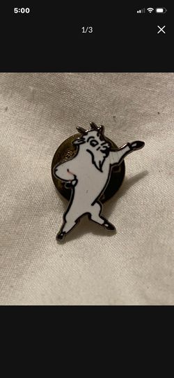 Great Northern Railroad "Rocky the Goat" (GN) Lapel Hat Pin