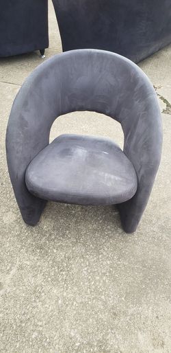 Nice Gray microfiber Designer chair