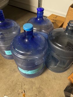 Set of 4 Reusable 5-Gallon Water Jugs / Carboys (Primo & BPA-Free)