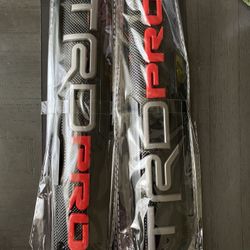 2X TRD PRO/OFF ROAD Door Emblem Sticker Badge Fits Toyota Tacoma 