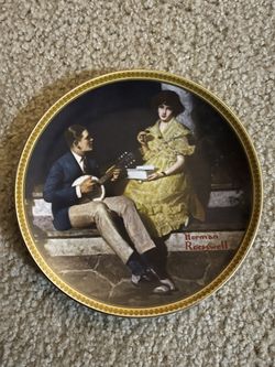 Norman Rockwell “Pondering On The Porch”