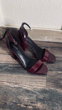 Madden Girl Burgundy Patent Heels (Size 7.5) - Stunning & Chic!