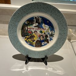 Vintage South Carolina Souvenir Plate