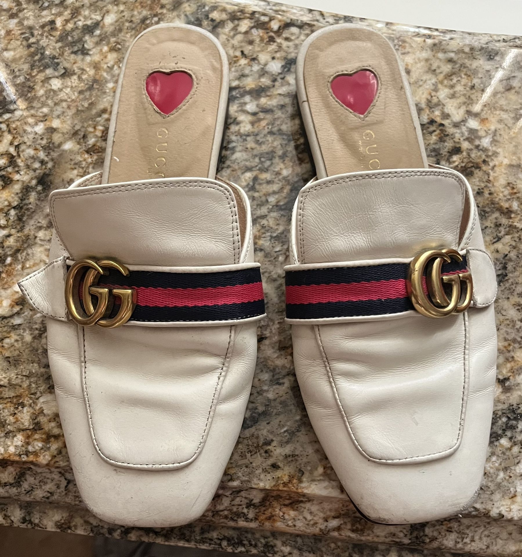 Gucci Payton Leather Flats Shoes