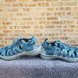 Keen Whisper Sandal Women US Size 9.5 Smoke Blue Color NEW  
