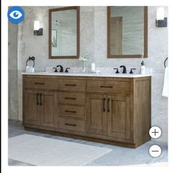 OVE Decors 72" Alonso Bath Vanity in Brown $1,200