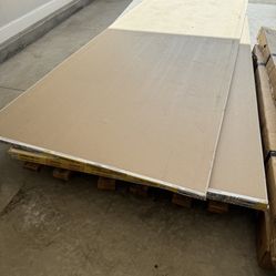 4’ x 12’ sheet rock for sale six sheets. Mud and tape.