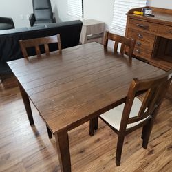 Table with Three Chairs