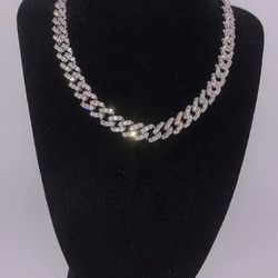 Silver Cuban Necklace