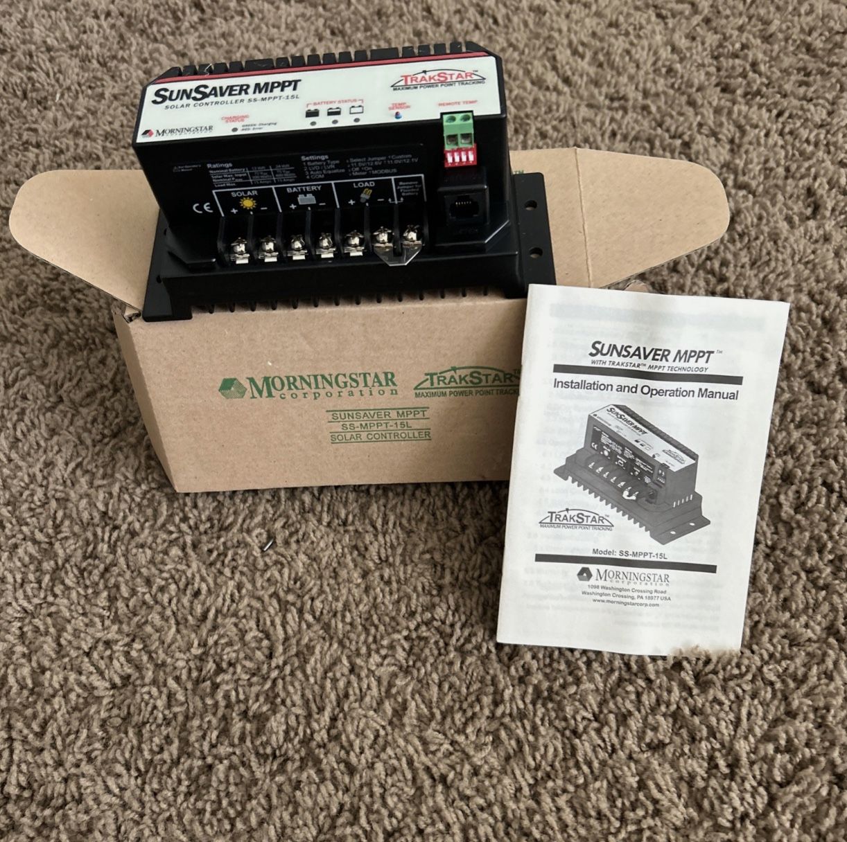 Morningstar SunSaver MPPT Solar Charge Controller