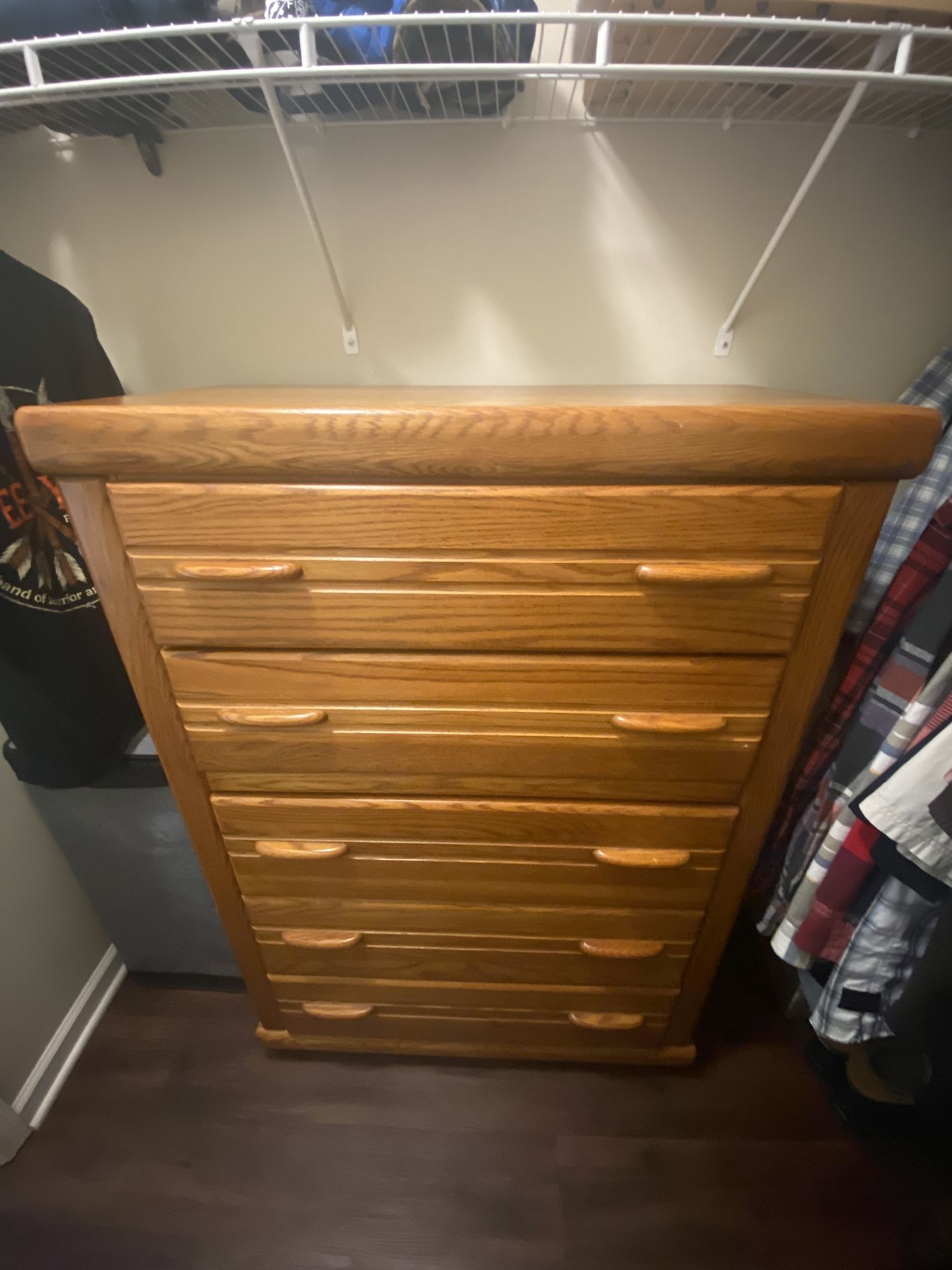 REAL Oak wood Furniture Bedroom Set