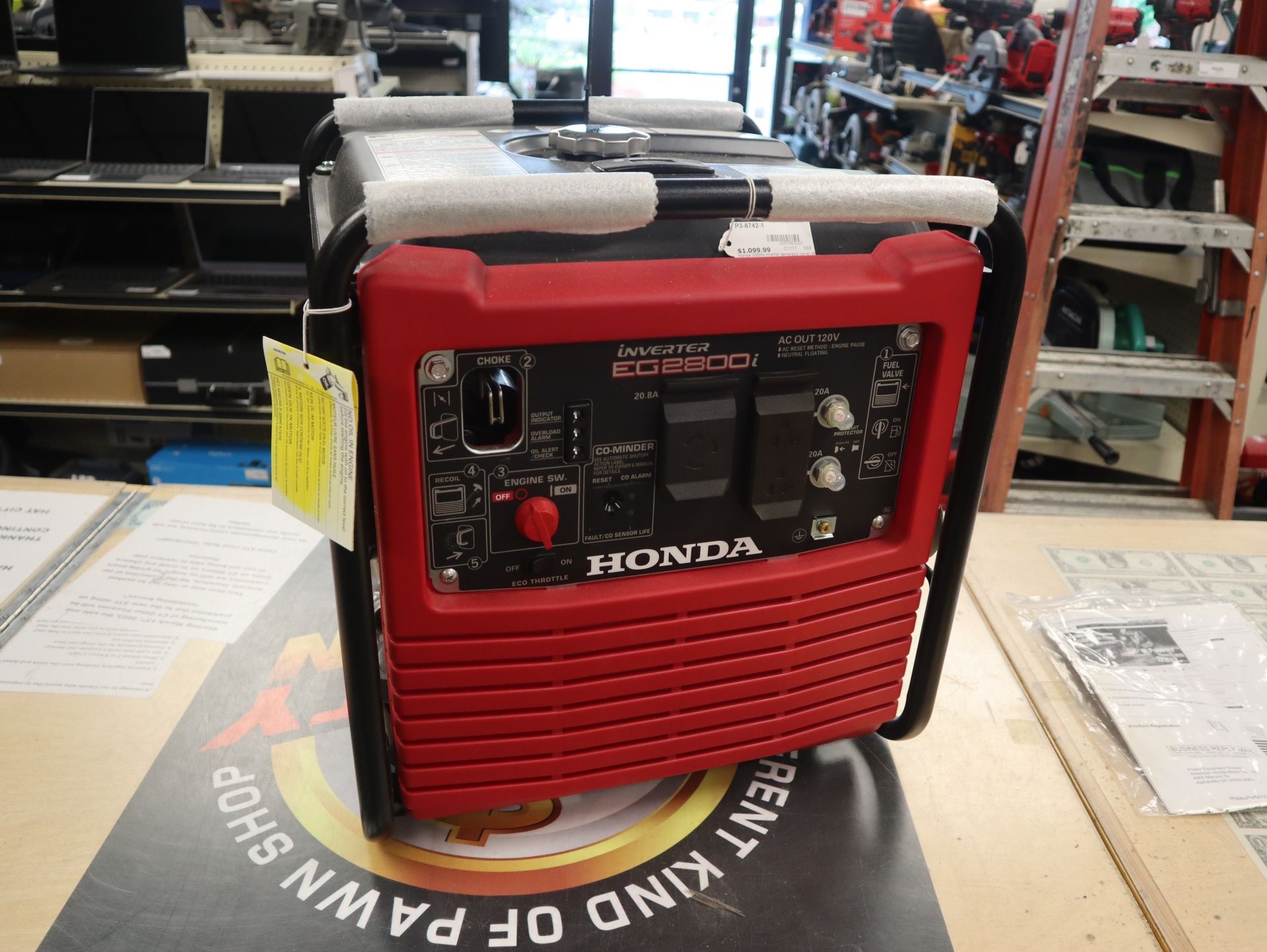 Honda EG2800i 2800watt Powered Inverter Generator - Open Box Never Used