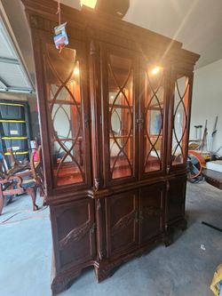 Mahogany China Cabinet
