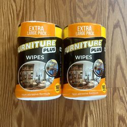 New Furniture Wipes 2 Pack 320 Wipes Total