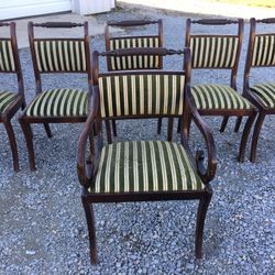 Six vintage chairs