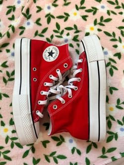 Red Platform Converse