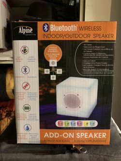 Alpine Bluetooth Color Changing Speakers
