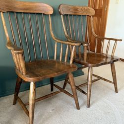 Antique Set Of Windsor Chairs 