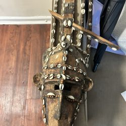Real Authentic African Bamana Mask 