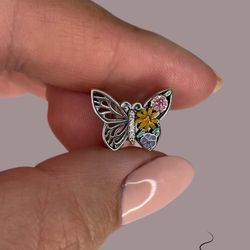 Brand New Sterling Silver 925 Butterfly 🦋 Charm For Pandora Bracelet