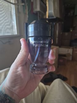 Invincible Platinum Cologne Fragrance Bottle