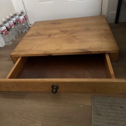 Solid Wood Storage Drawer