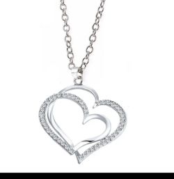 Double Love Jewelry Necklace, Beautiful Necklace Women's Fashion Accessories